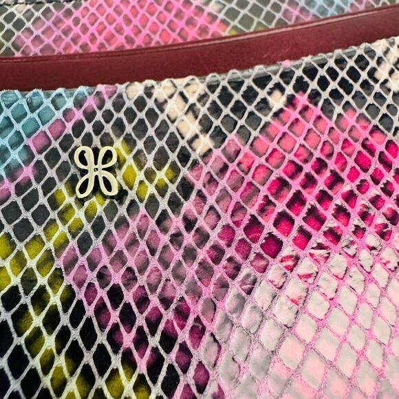 HOBO Max Large‎ Zip Around Leather Continental Wallet, Organization, Mosaic, NWT - Picture 12 of 14